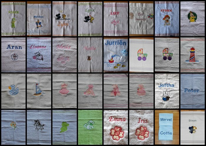 Spuugdoekjes met tekst