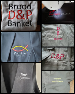 Logo, geboortekaartje e.a. laten borduren